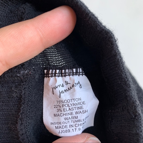 June & January Lot of 2 Tights Pink Black 6/12 Mo - Picture 5 of 5